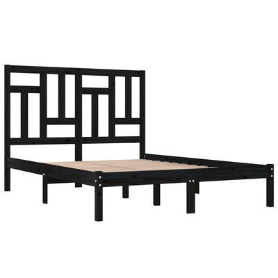 vidaXL Bed Frame without Mattress 150x200 cm Solid Wood Pine