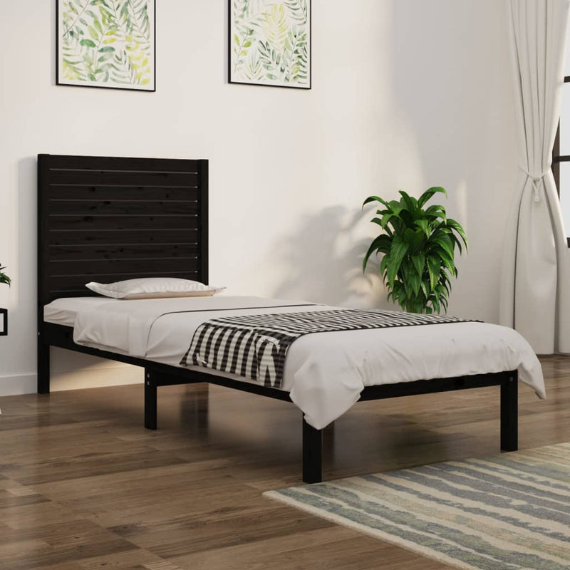 vidaXL Bed Frame without Mattress 90x190 cm Solid Wood