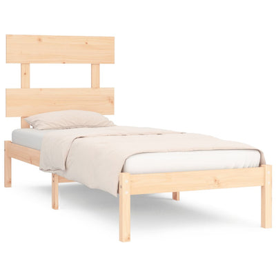 vidaXL Bed Frame without Mattress 90x190 cm Solid Wood