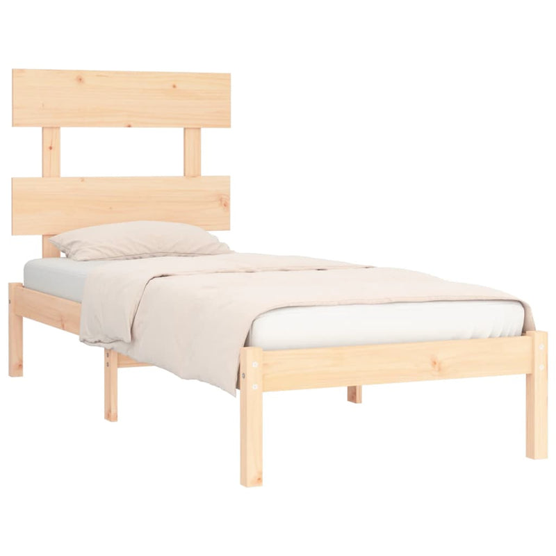 vidaXL Bed Frame without Mattress 90x190 cm Solid Wood