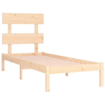 vidaXL Bed Frame without Mattress 90x190 cm Solid Wood