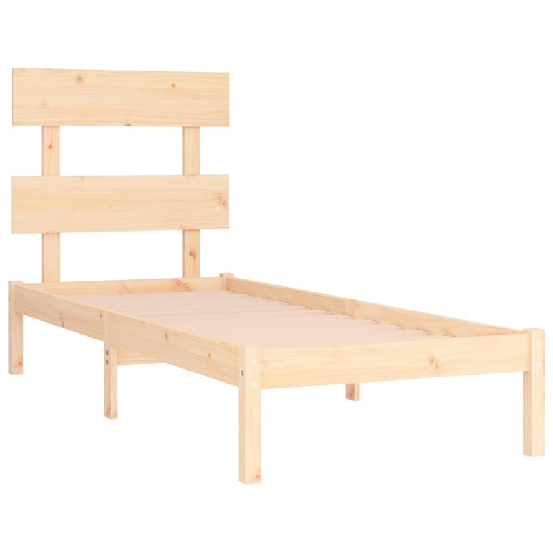 vidaXL Bed Frame without Mattress 90x190 cm Solid Wood