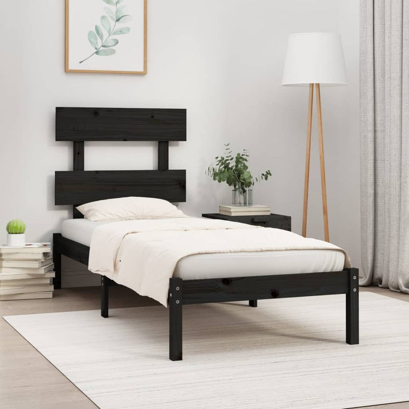 vidaXL Bed Frame without Mattress 90x190 cm Solid Wood