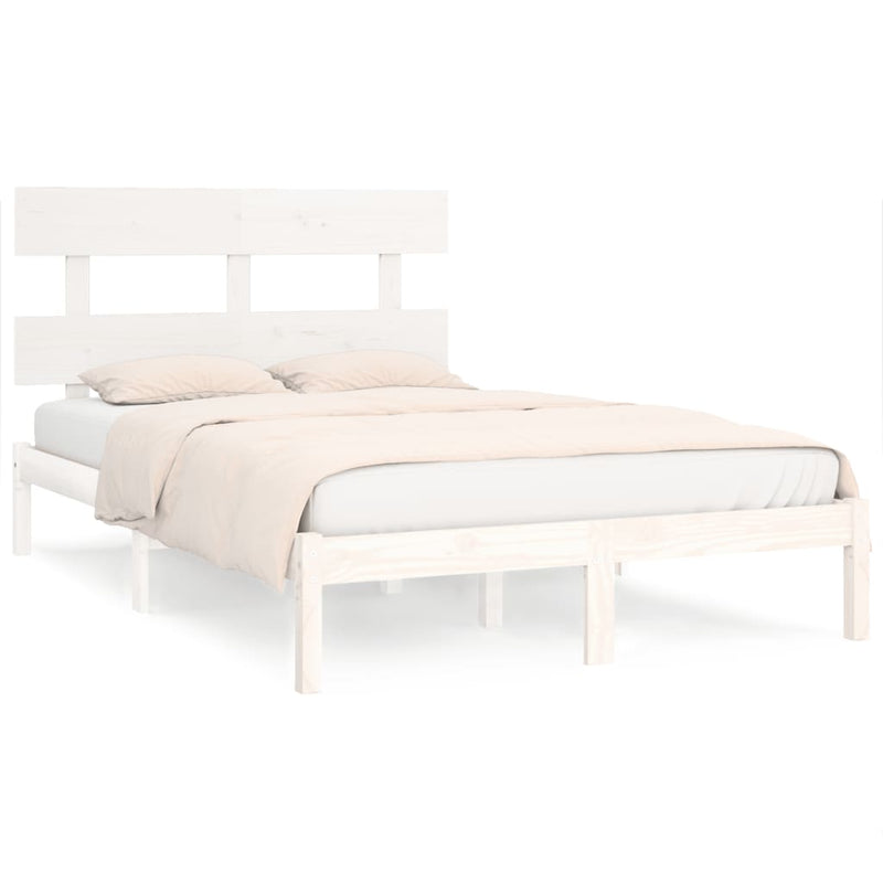 vidaXL Bed Frame without Mattress 183x203 cm King Solid Wood