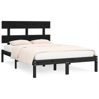 vidaXL Bed Frame without Mattress 183x203 cm King Solid Wood