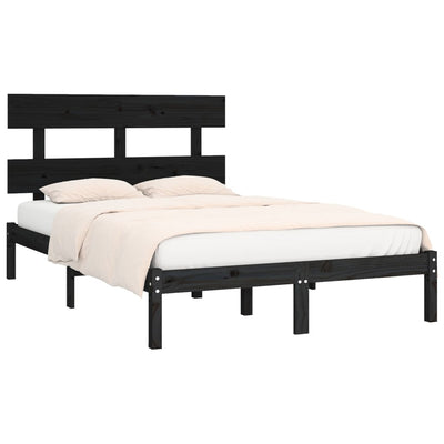 vidaXL Bed Frame without Mattress 183x203 cm King Solid Wood
