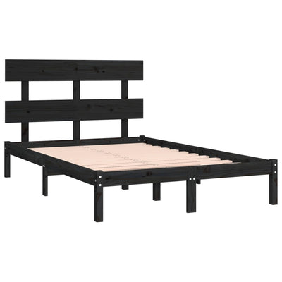 vidaXL Bed Frame without Mattress 183x203 cm King Solid Wood