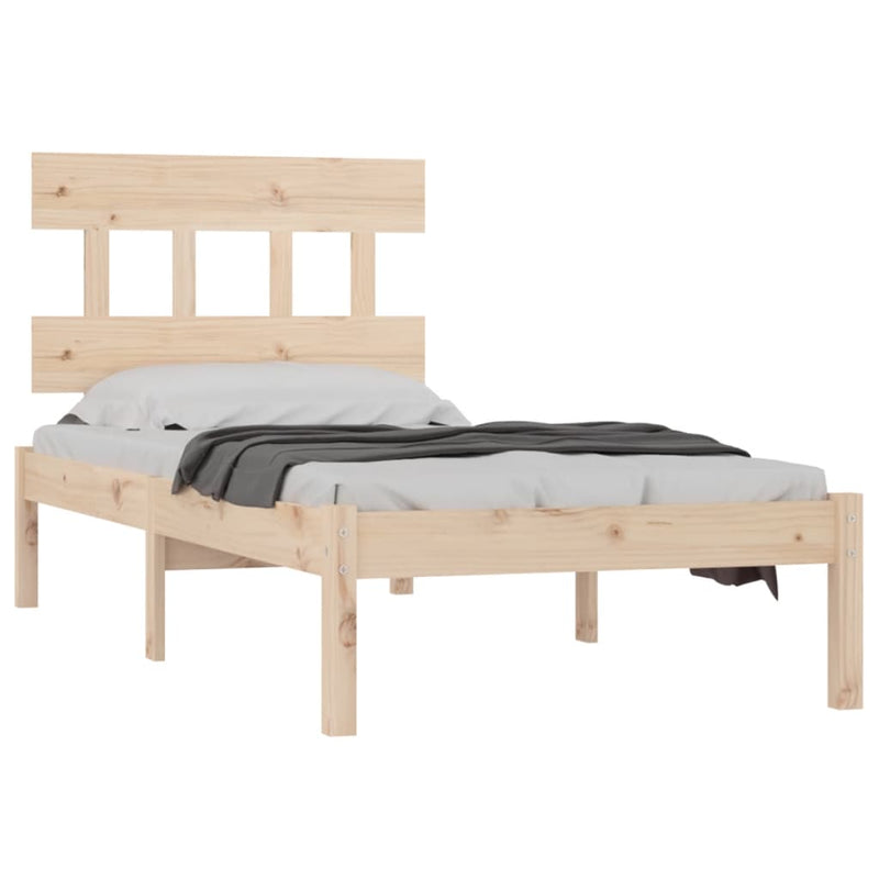 vidaXL Bed Frame without Mattress 90x190 cm Solid Wood