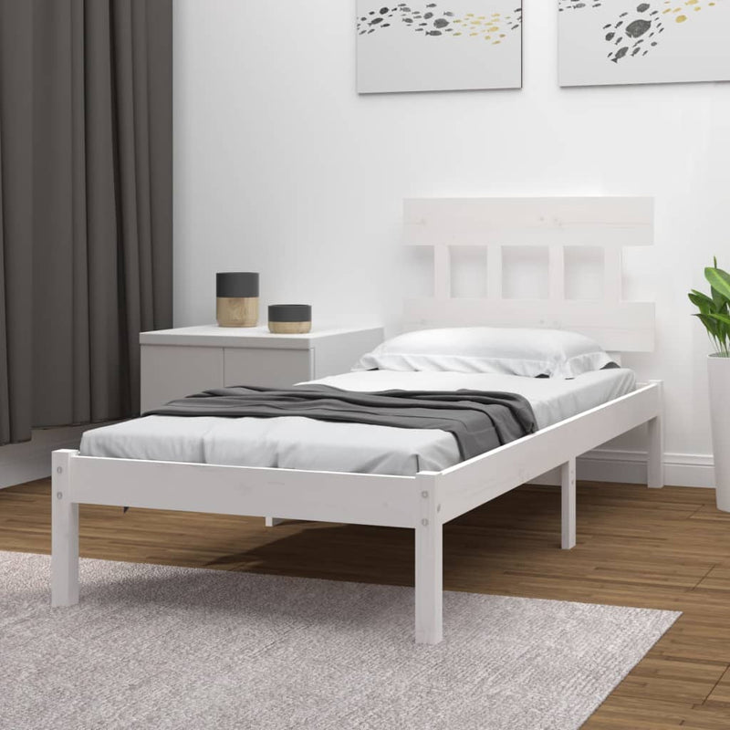 vidaXL Bed Frame without Mattress 90x190 cm Solid Wood