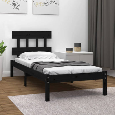 vidaXL Bed Frame without Mattress 90x190 cm Solid Wood