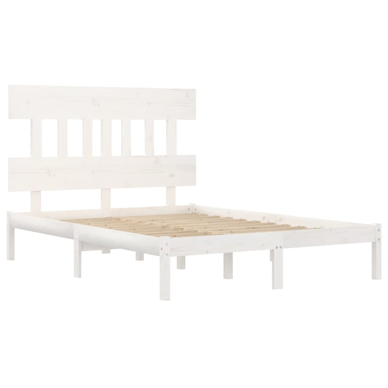 vidaXL Bed Frame without Mattress 183x203 cm King Solid Wood