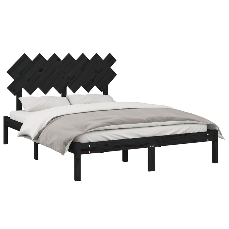 vidaXL Bed Frame without Mattress 150x200 cm Solid Wood