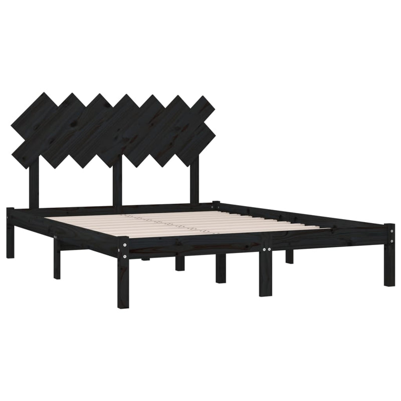 vidaXL Bed Frame without Mattress 150x200 cm Solid Wood