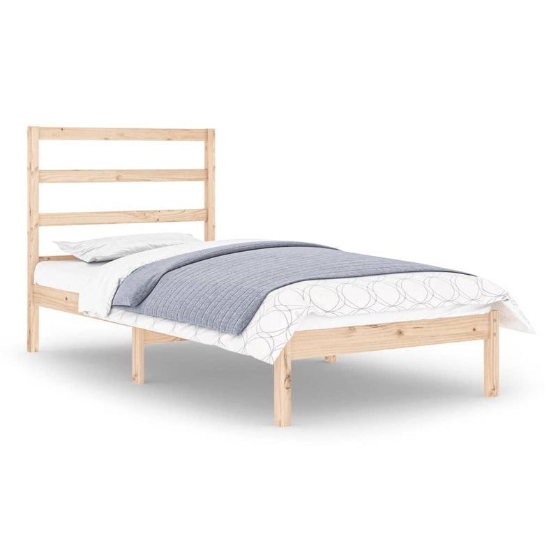 vidaXL Bed Frame without Mattress 90x190 cm Solid Wood