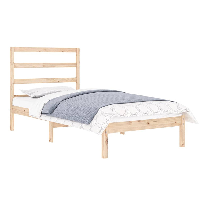 vidaXL Bed Frame without Mattress 90x190 cm Solid Wood