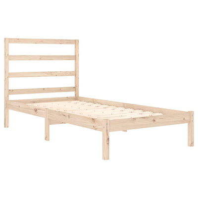 vidaXL Bed Frame without Mattress 90x190 cm Solid Wood