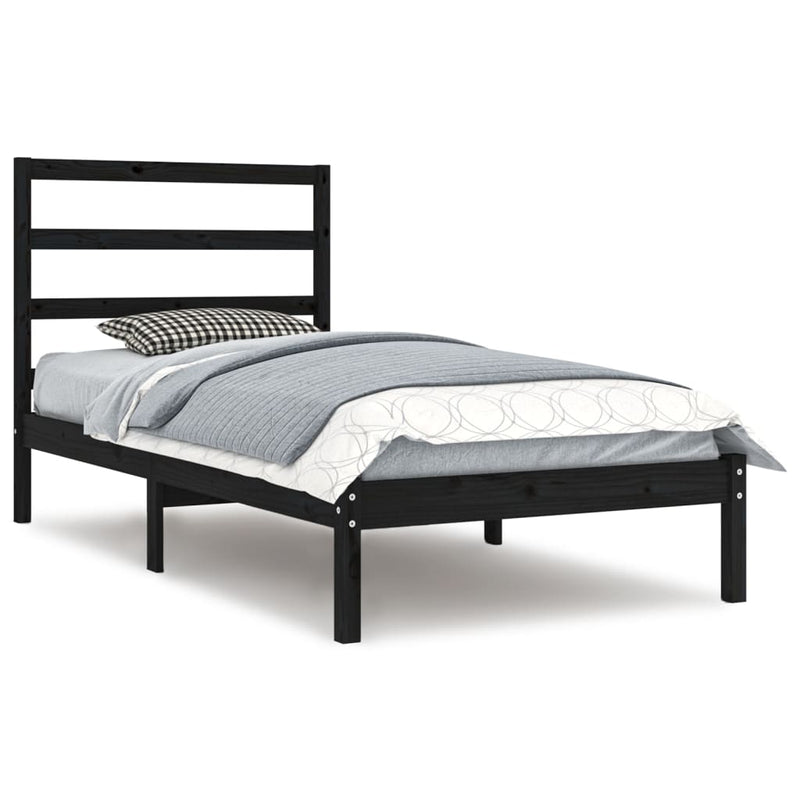 vidaXL Bed Frame without Mattress 90x190 cm Solid Wood