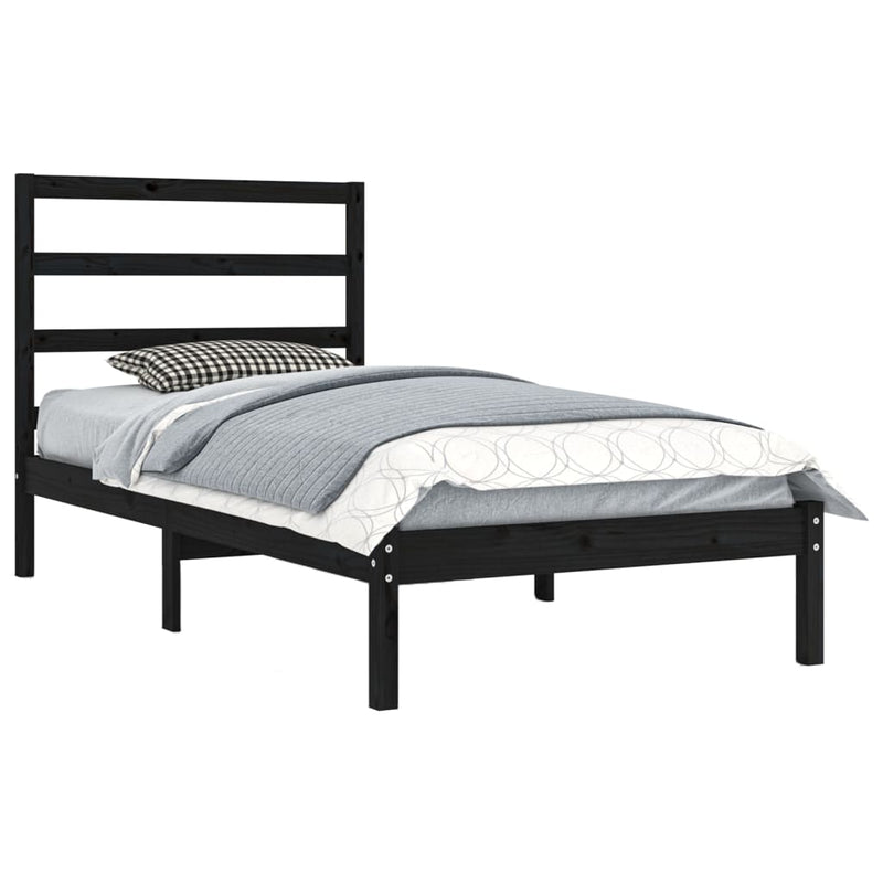 vidaXL Bed Frame without Mattress 90x190 cm Solid Wood