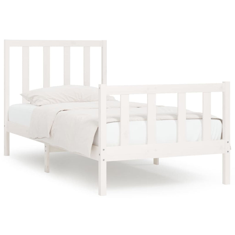 vidaXL Bed Frame without Mattress 90x190 cm Solid Wood