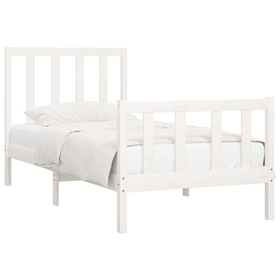 vidaXL Bed Frame without Mattress 90x190 cm Solid Wood