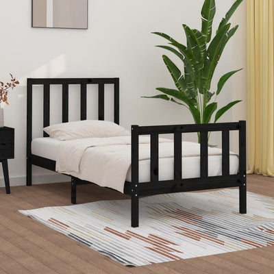 vidaXL Bed Frame without Mattress 90x190 cm Solid Wood