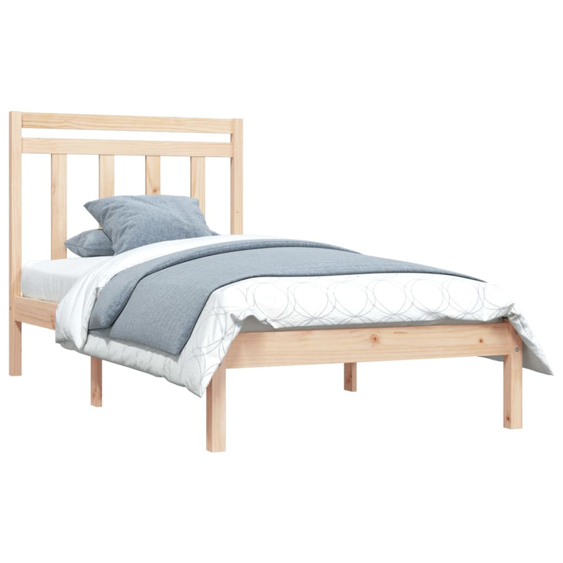 vidaXL Bed Frame without Mattress 90x190 cm Solid Wood