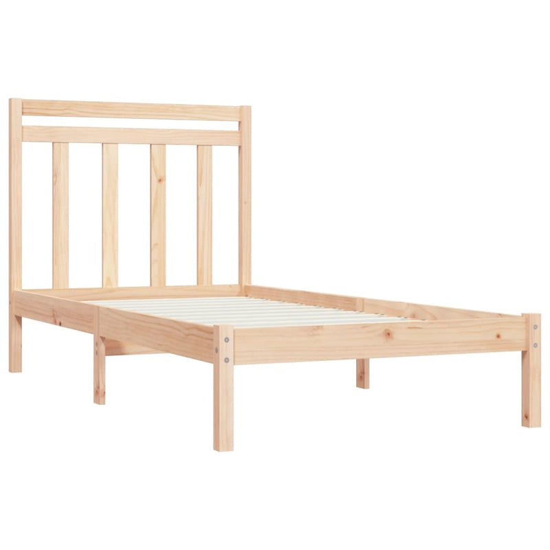 vidaXL Bed Frame without Mattress 90x190 cm Solid Wood
