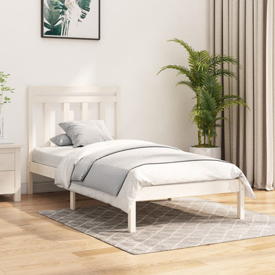 vidaXL Bed Frame without Mattress 90x190 cm Solid Wood