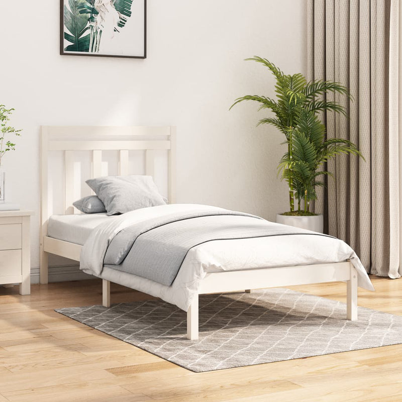 vidaXL Bed Frame without Mattress 90x190 cm Solid Wood