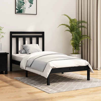 vidaXL Bed Frame without Mattress 90x190 cm Solid Wood