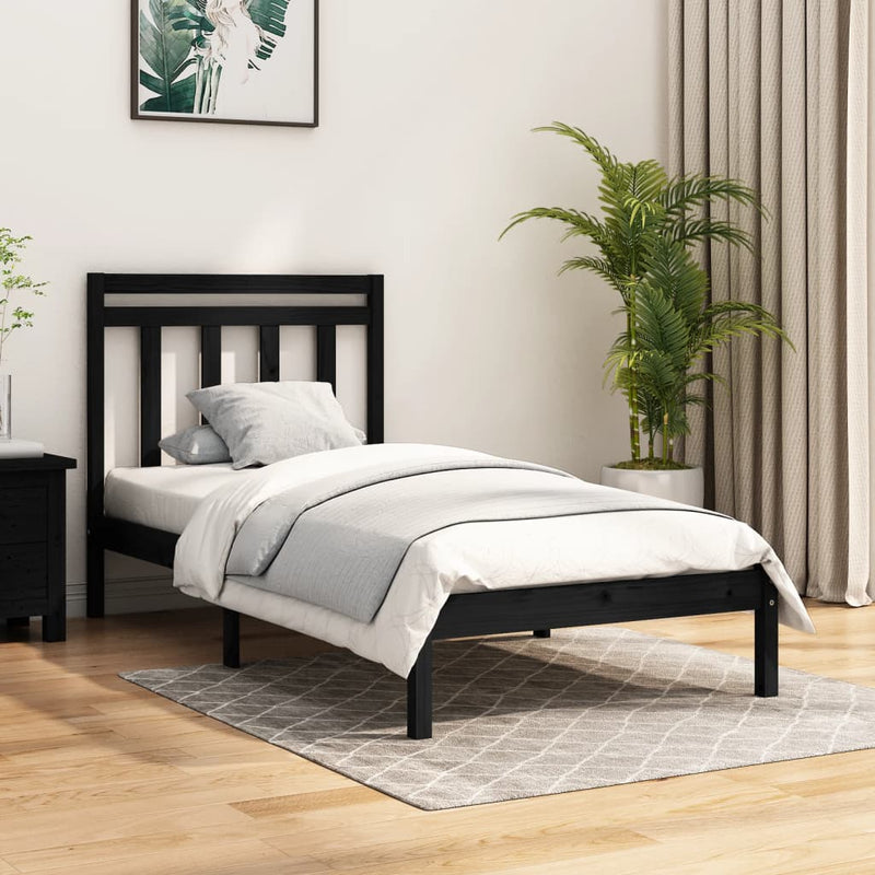 vidaXL Bed Frame without Mattress 90x190 cm Solid Wood
