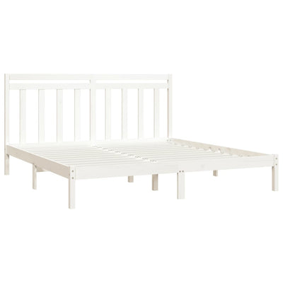 vidaXL Bed Frame without Mattress 183x203 cm King Solid Wood