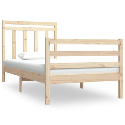 vidaXL Bed Frame without Mattress 90x190 cm Solid Wood