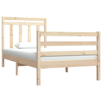 vidaXL Bed Frame without Mattress 90x190 cm Solid Wood