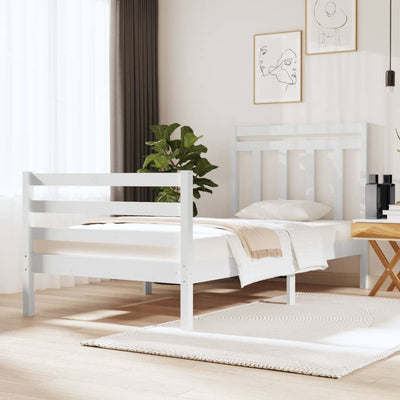 vidaXL Bed Frame without Mattress 90x190 cm Solid Wood