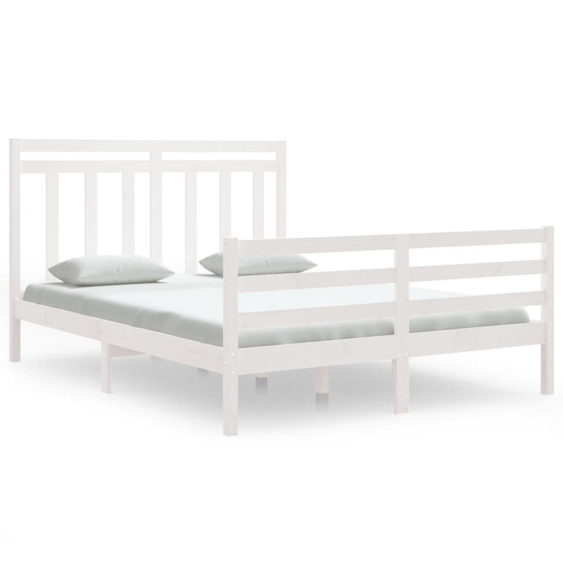 vidaXL Bed Frame without Mattress 150x200 cm Solid Wood
