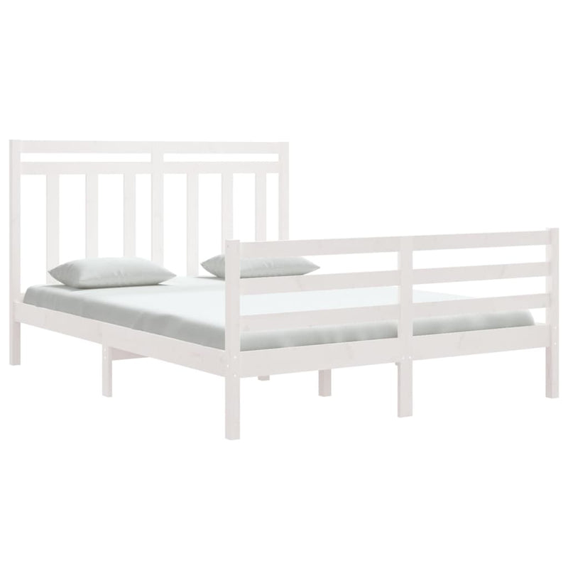 vidaXL Bed Frame without Mattress 150x200 cm Solid Wood