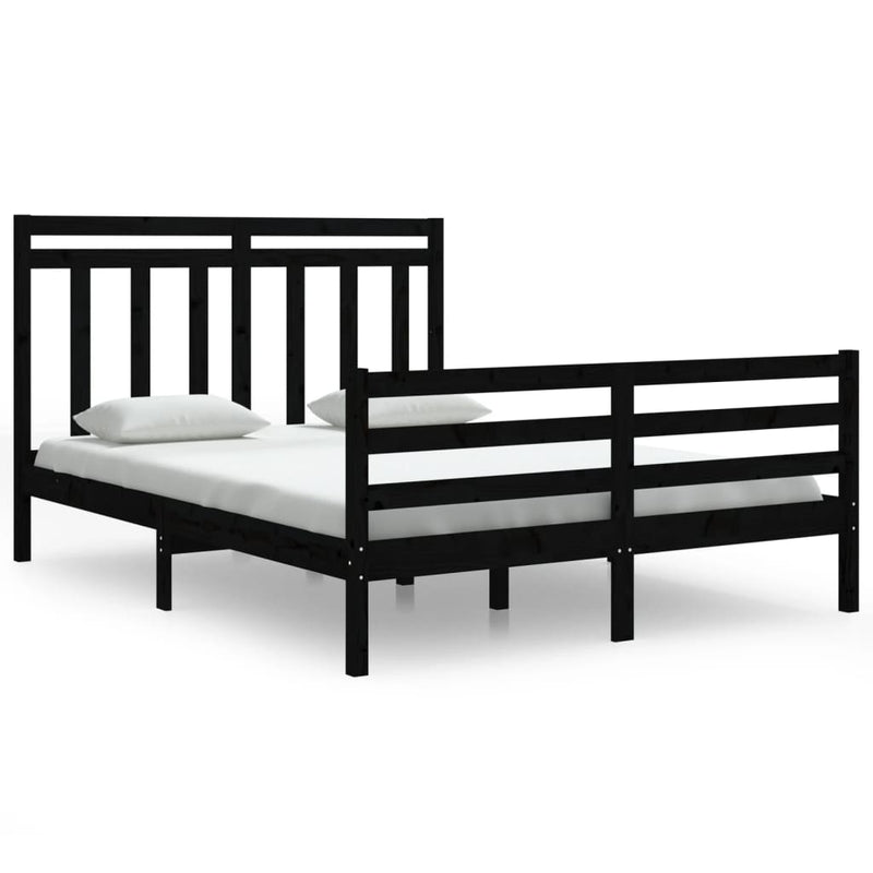 vidaXL Bed Frame without Mattress 150x200 cm Solid Wood