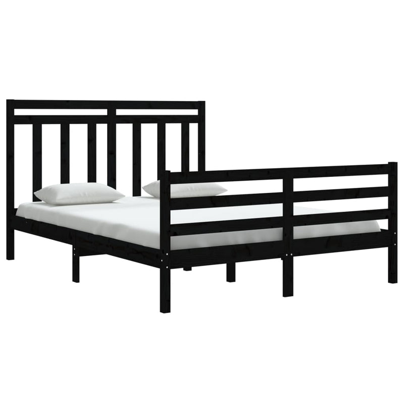 vidaXL Bed Frame without Mattress 150x200 cm Solid Wood