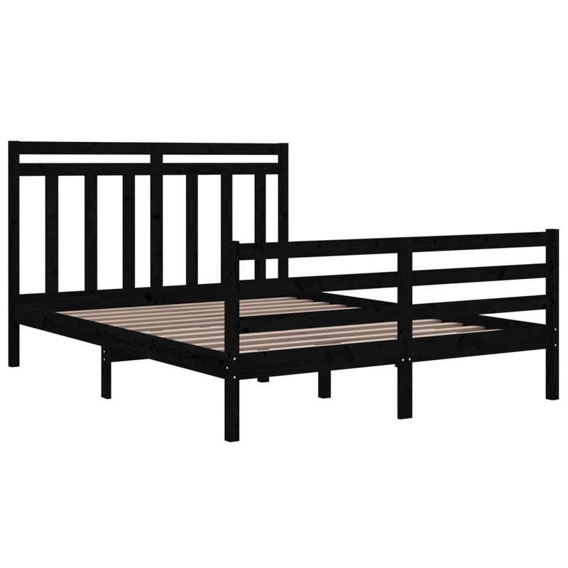 vidaXL Bed Frame without Mattress 150x200 cm Solid Wood