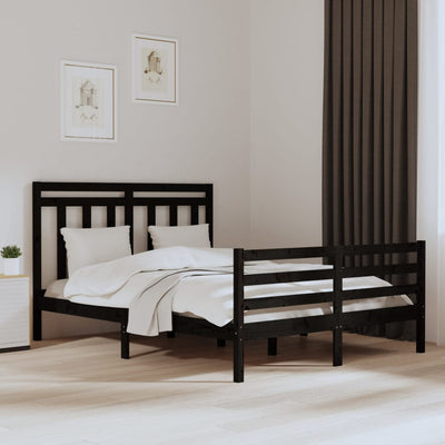 vidaXL Bed Frame without Mattress 150x200 cm Solid Wood