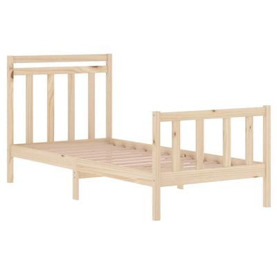 vidaXL Bed Frame without Mattress 90x190 cm Solid Wood