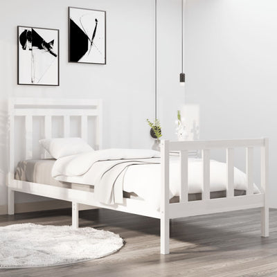 vidaXL Bed Frame without Mattress 90x190 cm Solid Wood