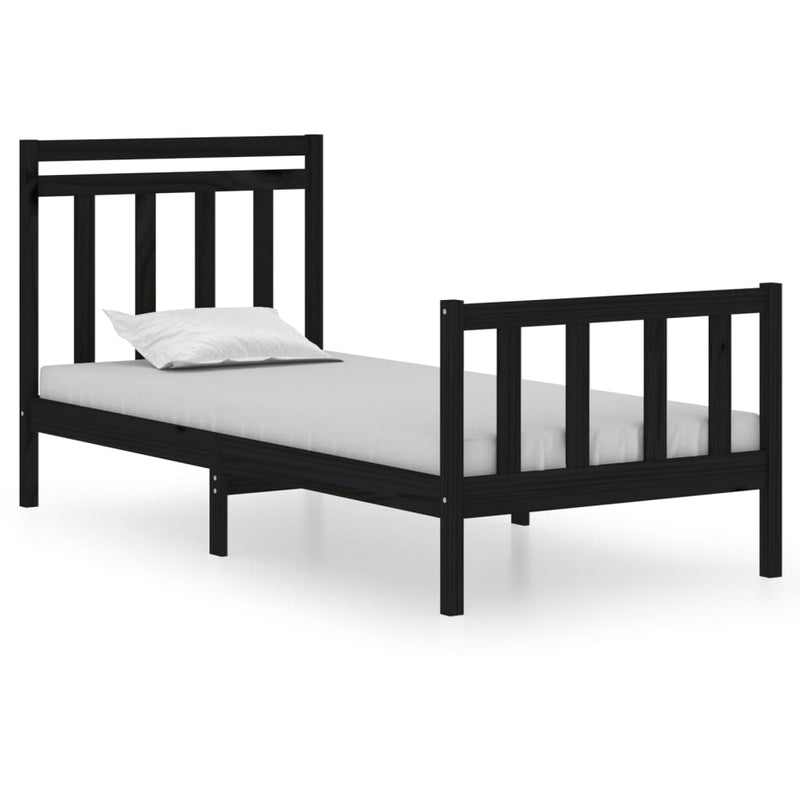 vidaXL Bed Frame without Mattress 90x190 cm Solid Wood