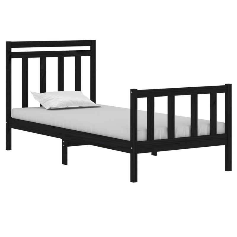 vidaXL Bed Frame without Mattress 90x190 cm Solid Wood