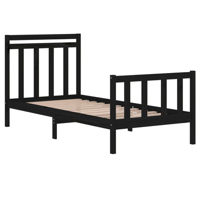 vidaXL Bed Frame without Mattress 90x190 cm Solid Wood
