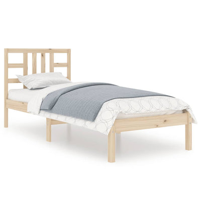 vidaXL Bed Frame without Mattress 90x190 cm Solid Wood