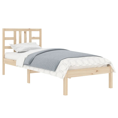 vidaXL Bed Frame without Mattress 90x190 cm Solid Wood