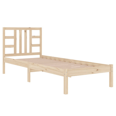 vidaXL Bed Frame without Mattress 90x190 cm Solid Wood