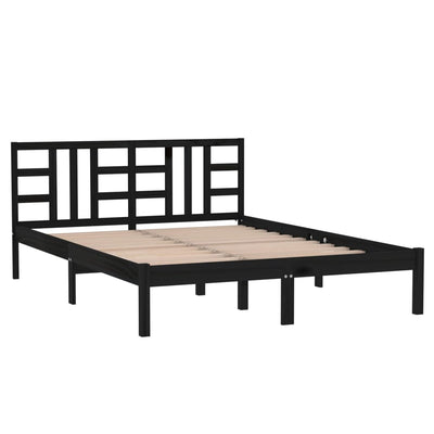 vidaXL Bed Frame without Mattress White 150x200 cm Solid Wood